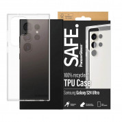 PanzerGlass Safe Clear TPU Case - силиконов (TPU) калъф за Samsung Galaxy S24 Ultra (прозрачен)  1