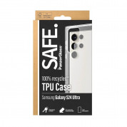 PanzerGlass Safe Clear TPU Case - силиконов (TPU) калъф за Samsung Galaxy S24 Ultra (прозрачен)  2