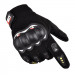 HR Motorcycle Touchscreen Gloves With Knuckle Protector - мото ръкавици за тъч екрани (черен) 5
