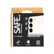 PanzerGlass Safe Camera Lens Protector - предпазни стъклени защитни лещи за камерата на Samsung Galaxy S24 Plus (черен-прозрачен) 2