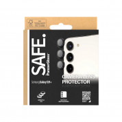 PanzerGlass Safe Camera Lens Protector - предпазни стъклени защитни лещи за камерата на Samsung Galaxy S24 Plus (черен-прозрачен) 3