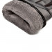 HR Men's Insulated PU leather Phone Gloves - зимни ръкавици за тъч екрани (сив) 5