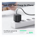 Usams GaN Wall Charger With Magnetic Retractable USB-C Cable 35W - захранване за ел. мрежа с USB-C порт и вграден USB-C кабел (черен) 2