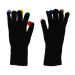 TL Women Braided Gloves - плетени зимни ръкавици за тъч екрани (черен) 2