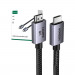 Ugreen UltraHD Definition Series HDMI 2.1, 8K 60Hz Cable - високоскоростен 8K HDMI към HDMI кабел (100 см) (черен)  8