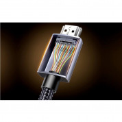 Ugreen UltraHD Definition Series HDMI 2.1, 8K 60Hz Cable - високоскоростен 8K HDMI към HDMI кабел (100 см) (черен)  6