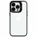 Tel Protect Kickstand Case and Camera Glass Lens - хибриден кейс с поставка и стъклени лещи за камерата за iPhone 14 Pro (черен)  3