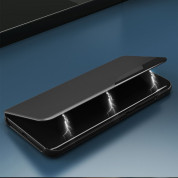 Eco Leather View Case - кожен калъф, тип портфейл за Samsung Galaxy S24 Ultra (черен)  4