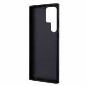 Guess PU 4G Stripe Leather Hard Case - дизайнерски кожен кейс за Samsung Galaxy S24 Ultra (сив) 5