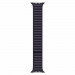 Apple Leather Link Band S/M - оригинална кожена каишка от естествена кожа за Apple Watch 42мм, 44мм, 45мм, Ultra 49мм (индиго) 1