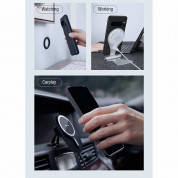 Nillkin Super Frosted Pro Magnetic Case - хибриден удароустойчив кейс с MagSafe за Samsung Galaxy S24 Ultra (черен)  3