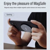 Nillkin Super Frosted Pro Magnetic Case - хибриден удароустойчив кейс с MagSafe за Samsung Galaxy S24 Ultra (черен)  2