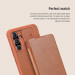 Nillkin Qin Book Pro Leather Flip Case - кожен калъф, тип портфейл за Samsung Galaxy A54 5G (черен) 7
