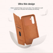 Nillkin Qin Book Pro Leather Flip Case - кожен калъф, тип портфейл за Samsung Galaxy A54 5G (черен) 3