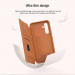 Nillkin Qin Book Pro Leather Flip Case - кожен калъф, тип портфейл за Samsung Galaxy A54 5G (черен) 4