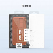 Nillkin Qin Book Pro Leather Flip Case - кожен калъф, тип портфейл за Samsung Galaxy A54 5G (черен) 8