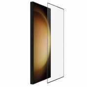 Nillkin 2.5D CP+ PRO Full Coverage Tempered Glass - калено стъклено защитно покритие за дисплея на Samsung Galaxy S24 Ultra (черен-прозрачен)  1