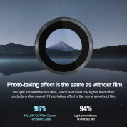 Nillkin CLRFilm Tempered Glass Lens Protector - предпазни стъклени лещи за камерата на Samsung Galaxy S24 (черен) 3
