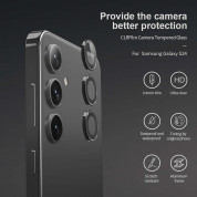 Nillkin CLRFilm Tempered Glass Lens Protector - предпазни стъклени лещи за камерата на Samsung Galaxy S24 (черен) 1