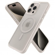 Spigen Ultra Hybrid MagSafe Case - хибриден кейс с висока степен на защита с MagSafe за iPhone 15 Pro Max (титан-мат)  2