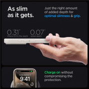 Spigen Ultra Hybrid MagSafe Case - хибриден кейс с висока степен на защита с MagSafe за iPhone 15 Pro Max (титан-мат)  7