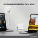 4Smarts GaN Charger Flex Pro 200W - захранване за ел. мрежа за лаптопи, смартфони и таблети с 4xUSB-C изходи с технология за бързо зареждане (бял) 5