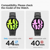 Spigen Modern Fit Band - стоманена каишка за Samsung Galaxy Watch 6 44мм (черен) 3