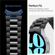 Spigen Modern Fit Band - стоманена каишка за Samsung Galaxy Watch 6 44мм (черен) 1