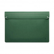 Spigen Valentinus Laptop Sleeve 14 - кожен калъф за MacBook Air 13, MacBook Pro 13, MacBook Pro 14 и лаптопи до 14 инча (зелен) 1