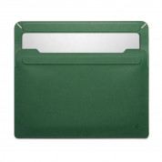 Spigen Valentinus Laptop Sleeve 14 - кожен калъф за MacBook Air 13, MacBook Pro 13, MacBook Pro 14 и лаптопи до 14 инча (зелен) 2