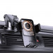 Dudao F19 MagSafe Dashboard And Vent Car Mount 15W - магнитна поставка за таблото, стъклото или радиатора на кола с безжично зареждане за iPhone с Magsafe (черен) 4