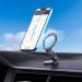 Dudao F17 Plus Magnetic Dash Car Mount - магнитна поставка за таблото на автомобил за iPhone с MagSafe (тъмносив) 4