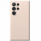Ringke Liquid Silicone Magnetic Case - силиконов (TPU) калъф с MagSafe за Samsung Galaxy S24 Ultra (розов) 2