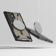 Ringke Fusion X Magnetic Case - хибриден кейс с висока степен на защита с MagSafe за Samsung Galaxy S24 Ulta (черен-мат)  6