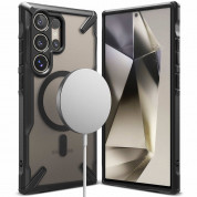 Ringke Fusion X Magnetic Case - хибриден кейс с висока степен на защита с MagSafe за Samsung Galaxy S24 Ulta (черен-мат)  1