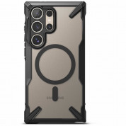 Ringke Fusion X Magnetic Case - хибриден кейс с висока степен на защита с MagSafe за Samsung Galaxy S24 Ulta (черен-мат)  2