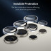 ESR Tempered Glass Camera Lens Protector - предпазни стъклени лещи за камерата на Samsung Galaxy S24 Ultra (прозрачен) 8