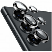 ESR Tempered Glass Camera Lens Protector - предпазни стъклени лещи за камерата на Samsung Galaxy S24 Ultra (черен)