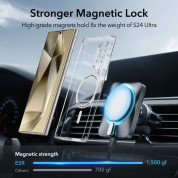 ESR Classic Hybrid HaloLock MagSafe Case - хибриден кейс с висока степен на защита с MagSafe за Samsung Galaxy S24 Ultra (прозрачен)  3