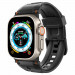 Spigen Rugged Ultra Band - хибридна каишка (полимер+карбон) за Apple Watch 42мм, 44мм, 45мм, Ultra 49мм (черен) 1