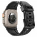 Spigen Rugged Ultra Band - хибридна каишка (полимер+карбон) за Apple Watch 42мм, 44мм, 45мм, Ultra 49мм (черен) 4
