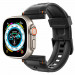 Spigen Rugged Ultra Band - хибридна каишка (полимер+карбон) за Apple Watch 42мм, 44мм, 45мм, Ultra 49мм (черен) 3
