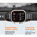Spigen Rugged Ultra Band - хибридна каишка (полимер+карбон) за Apple Watch 42мм, 44мм, 45мм, Ultra 49мм (черен) 12