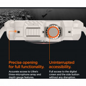 Spigen Rugged Armor Case Pro - удароустойчив TPU кейс с вградена каишка за Apple Watch Ultra 49мм (бежов) 12