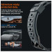 Spigen Rugged Armor Case Pro - удароустойчив TPU кейс с вградена каишка за Apple Watch Ultra 49мм (тъмносив) 15