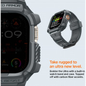 Spigen Rugged Armor Case Pro for Apple Watch Ultra 49mm (dark gray) 10