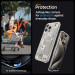 Spigen Ultra Hybrid MagSafe Zero One Case - хибриден кейс с висока степен на защита с MagSafe за iPhone 15 Pro Max (прозрачен-титан)  10