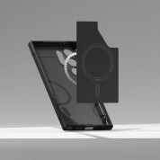 Ringke Onyx Magnetic MagSafe Case - силиконов (TPU) калъф с MagSafe за Samsung Galaxy S24 Ultra (черен) 4