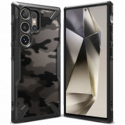 Ringke Fusion-X Case - хибриден удароустойчив кейс за Samsung Galaxy S24 Ultra (черен-камуфлаж) 1