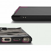 Ringke Fusion-X Case - хибриден удароустойчив кейс за Samsung Galaxy S24 Ultra (черен-камуфлаж) 3
